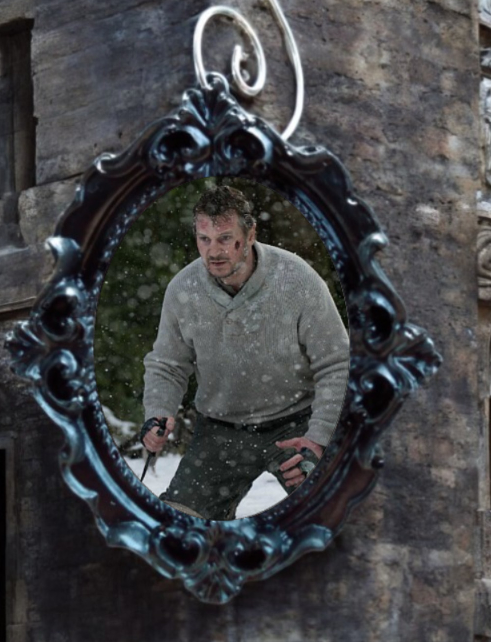The Grey Christmas Tree Ornament Gifts for Dad with Liam Neeson